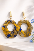 Rombos Azul Oro